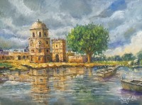 Fahad Ali, 18 x 24 Inch, Oil on Canvas, Citysscape Painting, AC-FAL-020